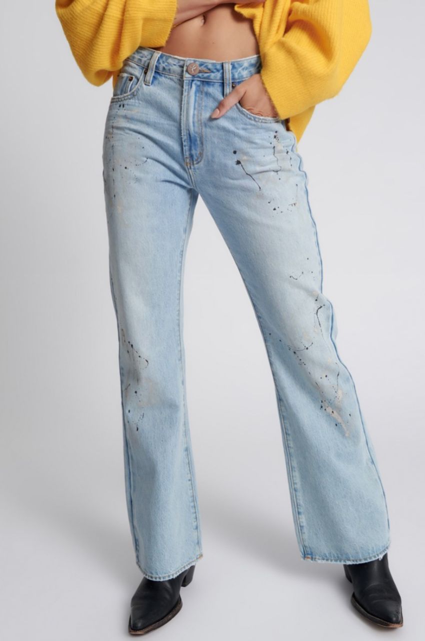 FLEETWOOD ARTISTE CHARLIE SLIM HIGH WAIST FLARED JEANS/フリートウッドアーティストチャーリースリムハイウエストフレアジーンズ