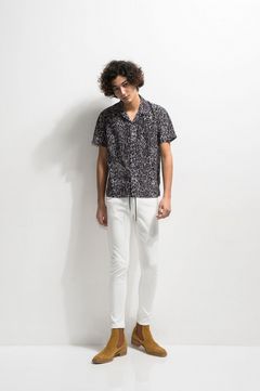 RC20 MICK DENIM JERSEY BLACK / デニムジャージテーパードパンツ
