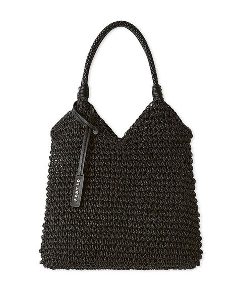 ETRE ブラック かごバッグ F ファー付2wayミニショルダーバッグ】かごバッグ 羊革×プレミアム