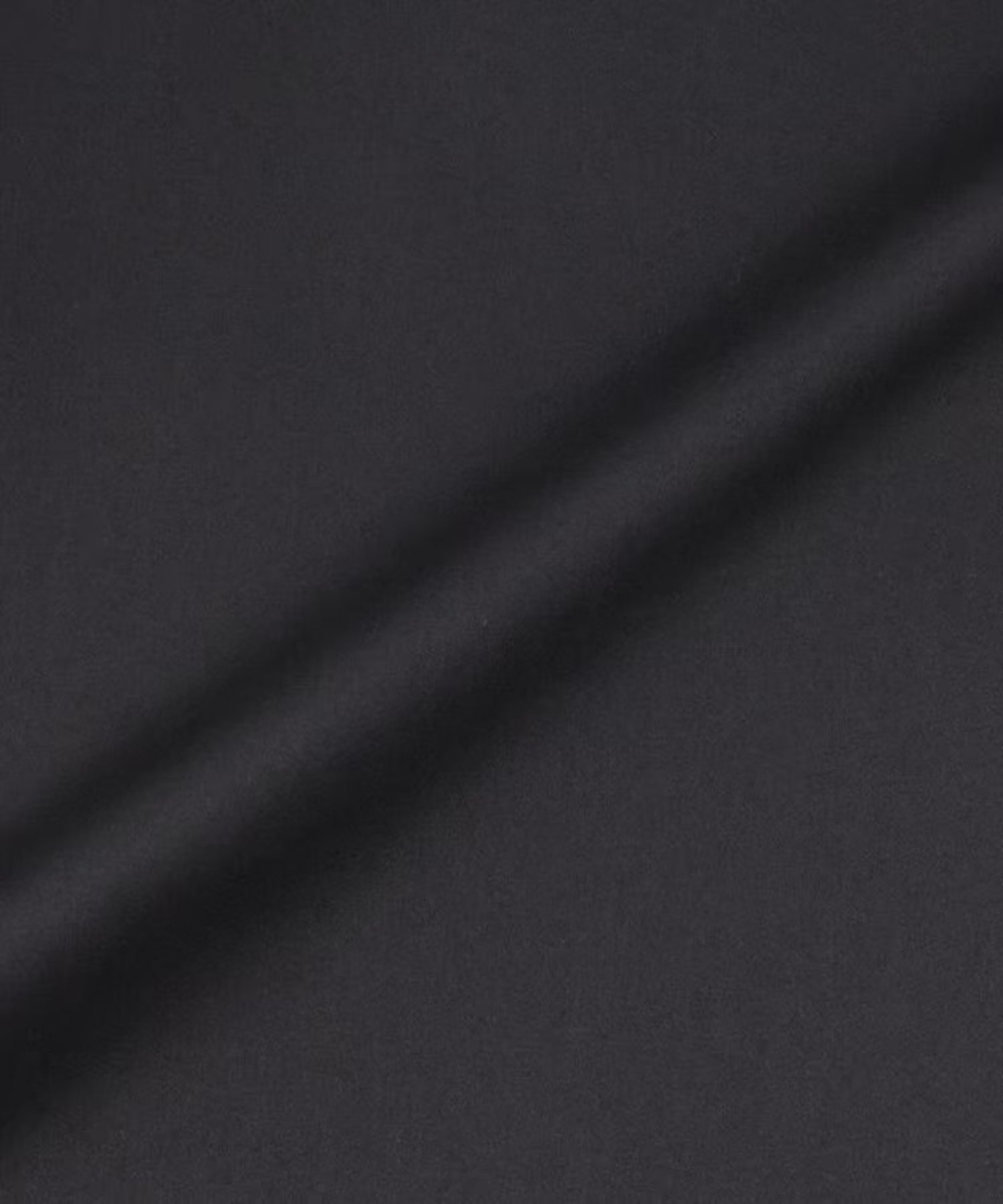 コットンクロスプレーンシャツワンピース(ブラック)綿 / ウォッシャブル / OPUVLS0201