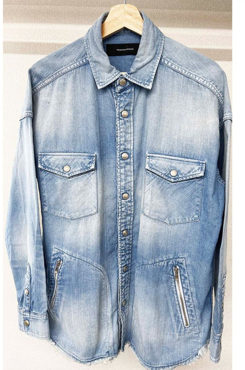 OVER DENIM SHIRTS / オーバーデニムシャツ