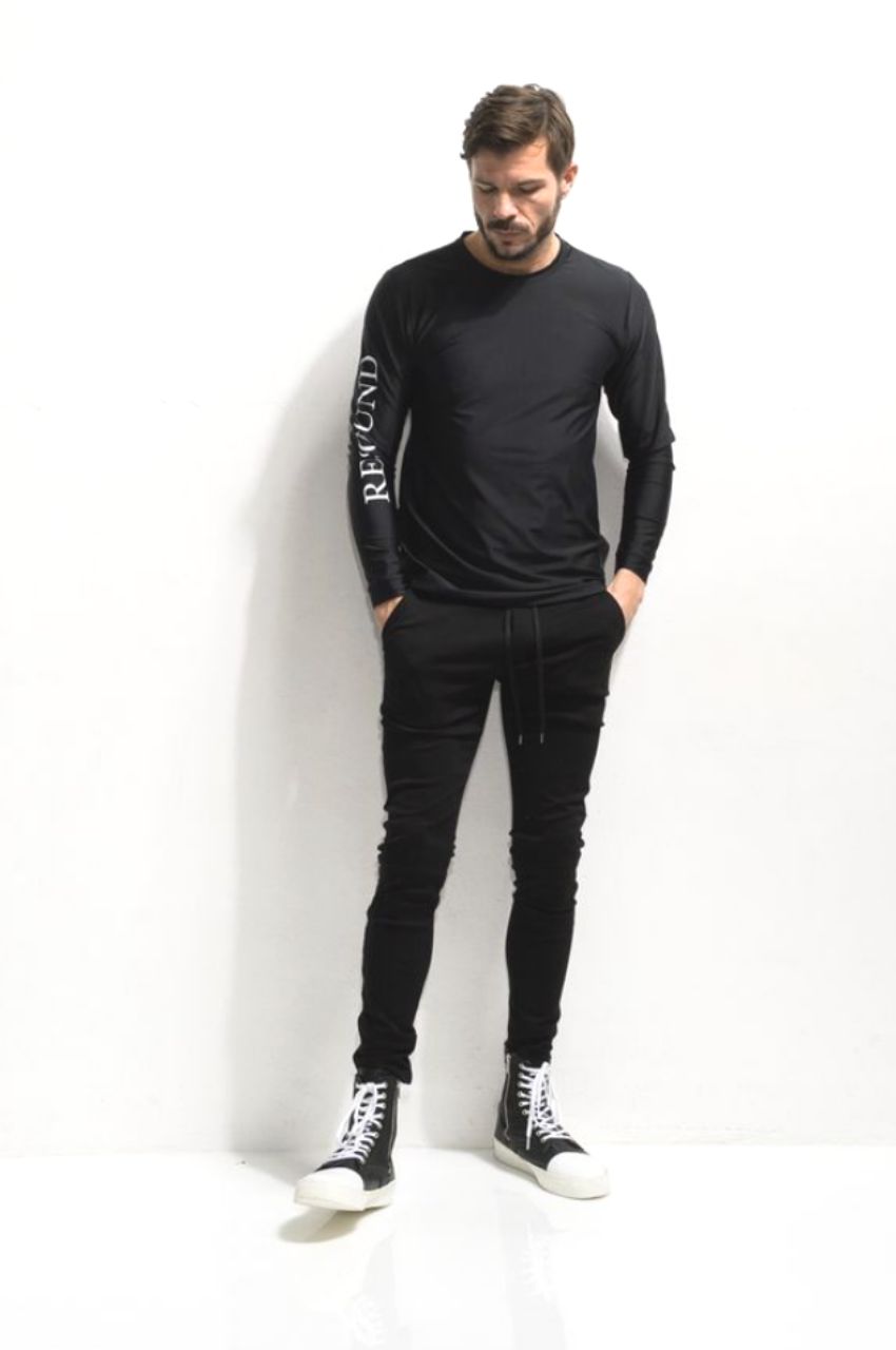 BOLTROGO RUSH LONG TEE BKBK / ラッシュガードロングスリーブTシャツ