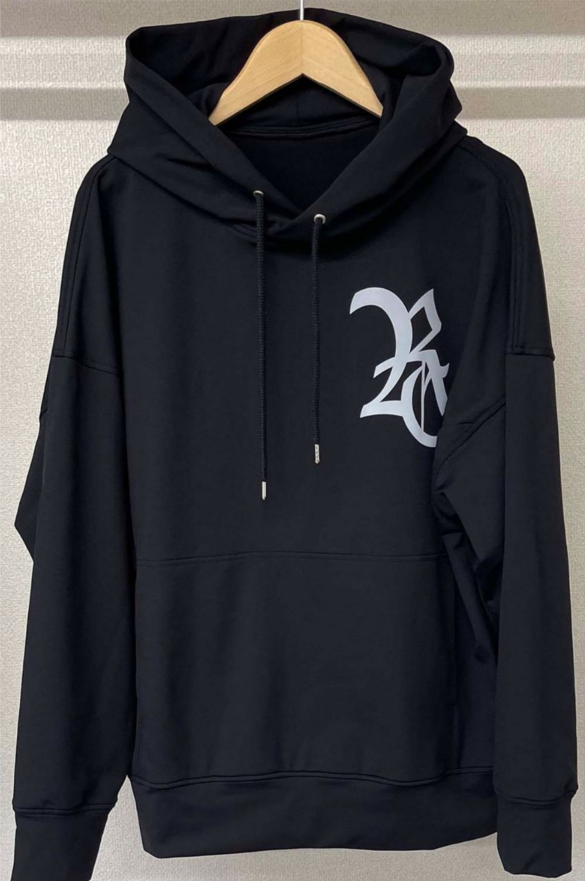 RC NYLON FLEECE LOOSE HOODIE / RCロゴナイロンパーカー
