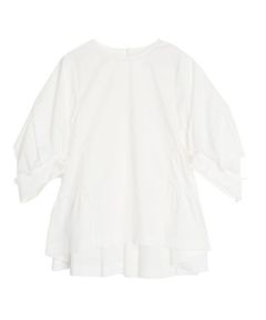 BACK TIERED BL(ホワイト) / コットン / ウォッシャブル / 512550422901