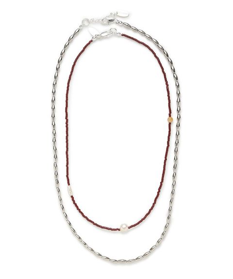 Y型2アノーエヴィデ ネックレス FEMME シルバー シルバー925 ミニハート ネックレス / yoaa | ファッション通販