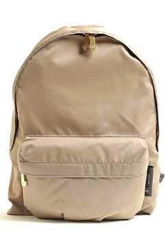 GINO / V-2133（Taupe）ナイロン / 牛革 / ジーノ（トープ）バックパック / ファスナーポケット有り / 本体貫通ポケット有り / キーフック有り / A4サイズ収納可 / 日本製【正規販売店】