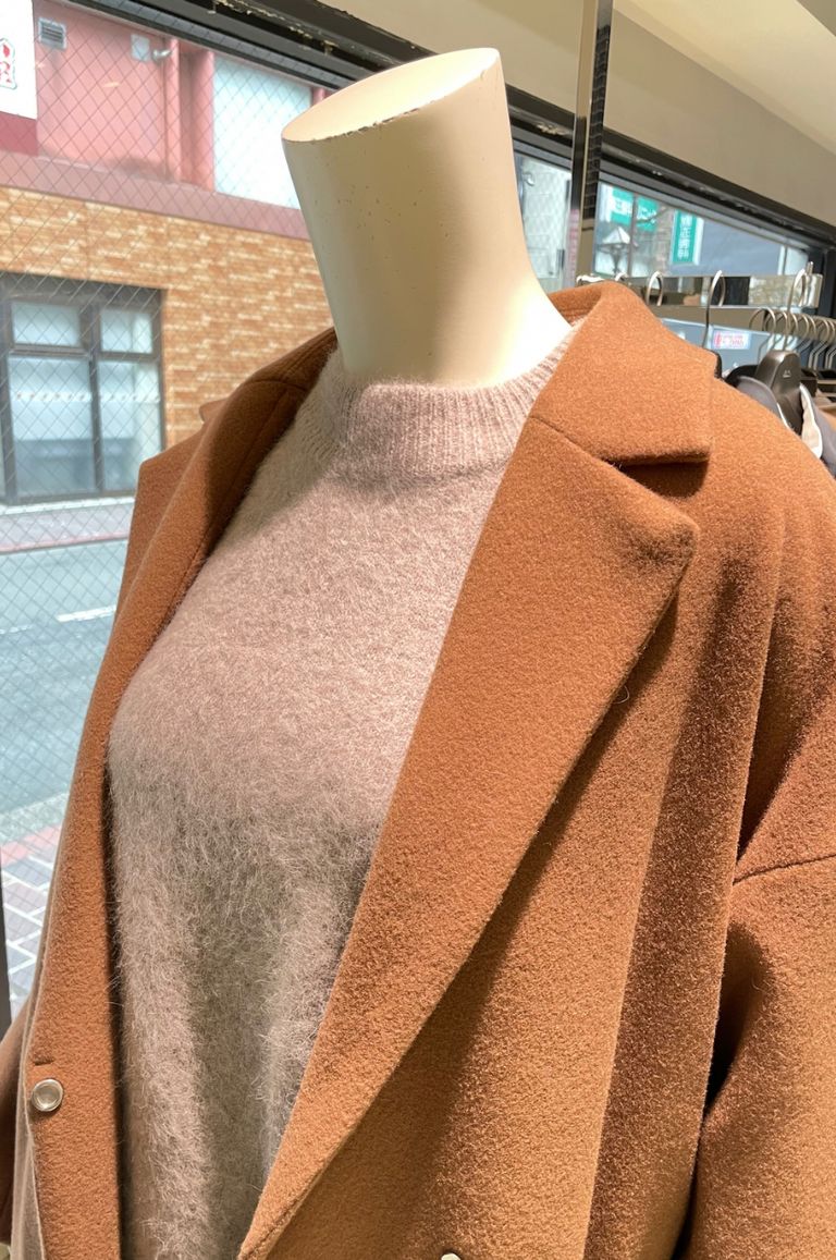 ELENDEEK - COCOON CHESTER CT/コクーンチェスターコート | LA FEMME ELENDEEK - COCOON CHESTER CT/コクーンチェスターコート | LA FEMME