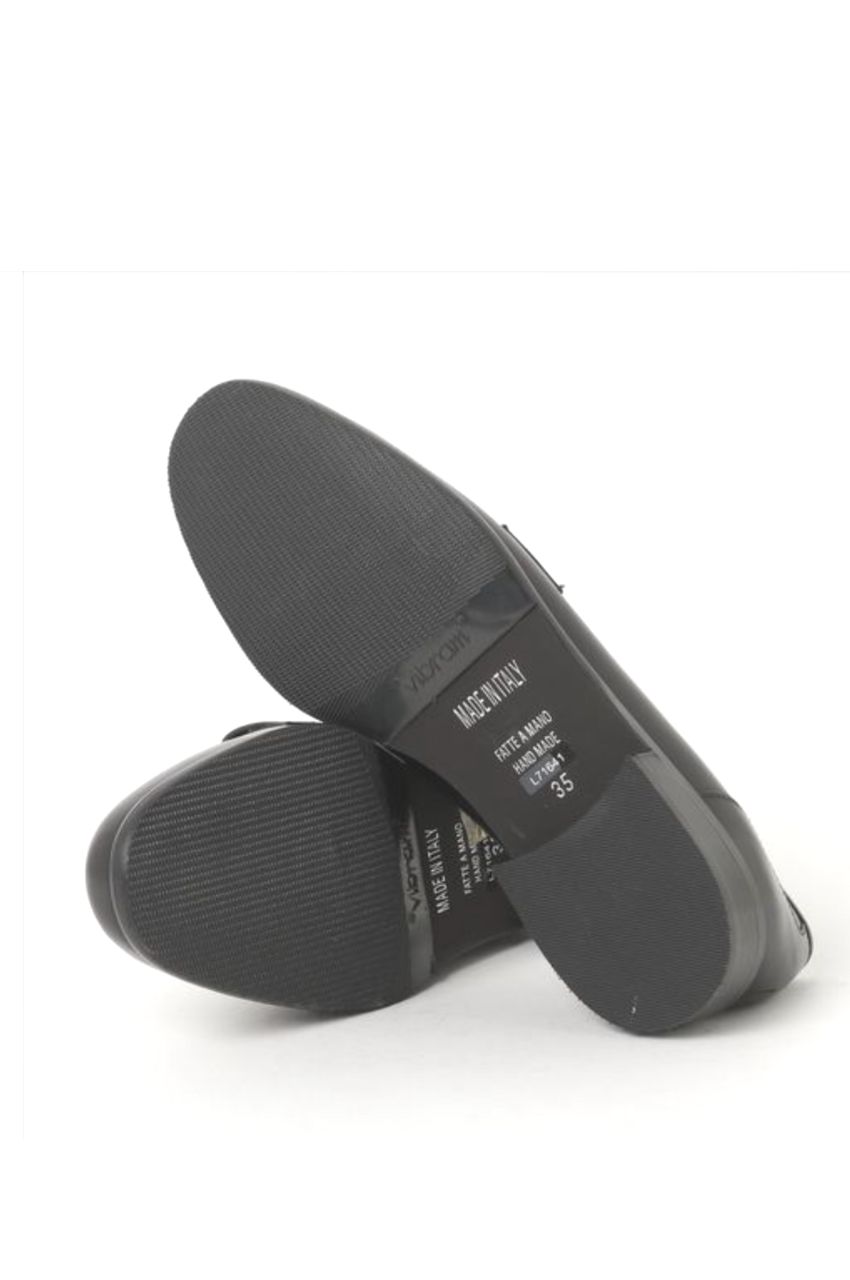 LUCA GROSSI HEEL ACCENT BIT LOAFERS/ルカグロッシ ヒールアクセントビットローファー