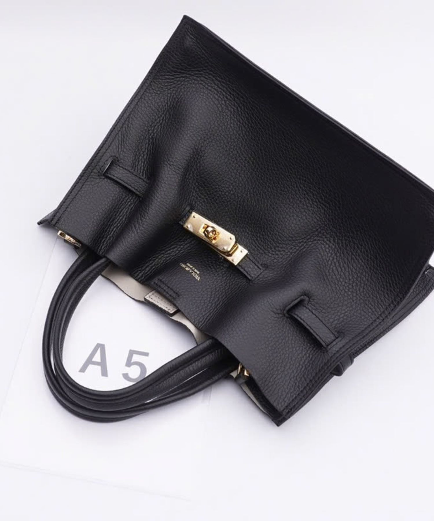 TRERO (トレロ) BLACK/GRAY / 牛革 / マグネット開閉 / ショルダーストラップ /V-1496
