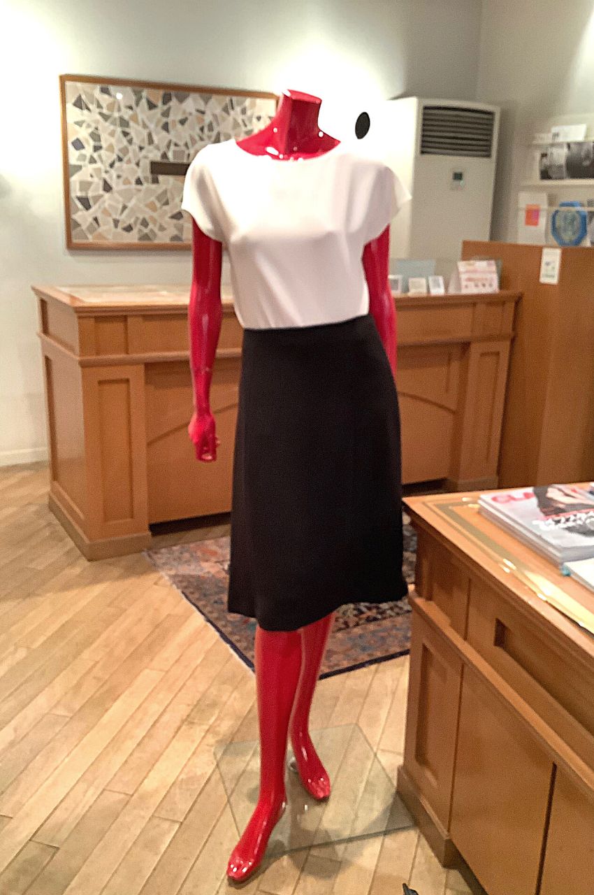 Classic Crepe Flared Skirt L / フレアースカート
