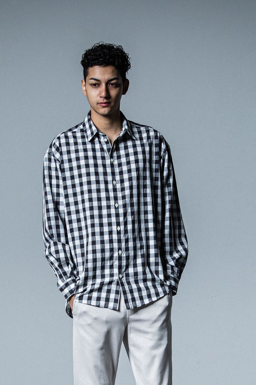 jack shirts (BKCHECK) ポリエステル / 速乾性 / 薄手 / ウォッシャブル /RC33-SH-001-2