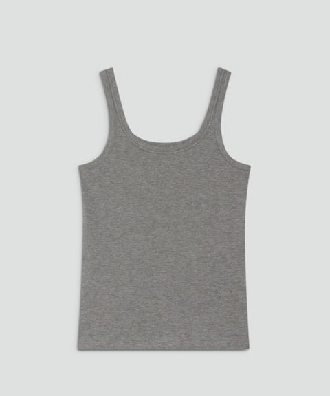 Apex Tee P Bram Short Tank Top(メランジグレー)綿100% / ベーシック / 伸縮性あり / ウォッシャブル / 01-6101000