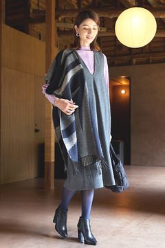 ART ZEBRA JACQUARD STALL  / アートゼブラジャカードストール