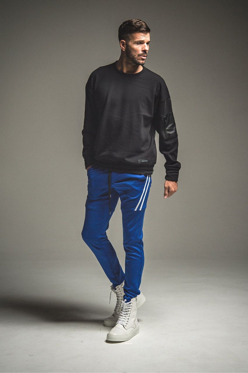velours fleece drop trainer / ベロアフリースドロップトレーナー