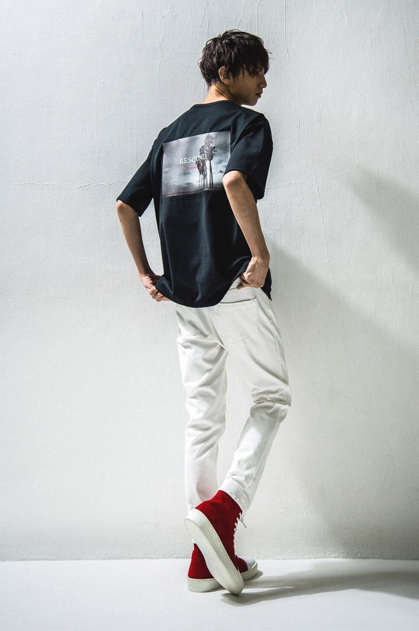 Palm BEACH photo LOOSE TEE / フォトプリントルーズTシャツ