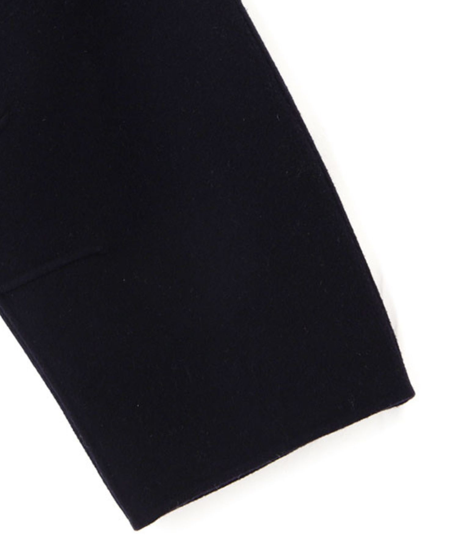 メルトンスタンドネックリバーブルゾン ( NAVY ) 毛 / ジップアップ / ドルマンスリーブ / 後裾ギャザー /  1225602089