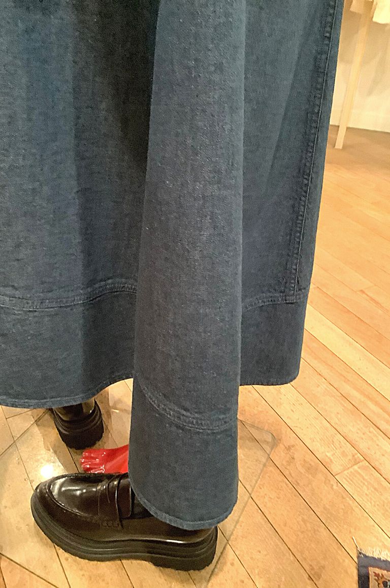 TOMORROWLAND - LIGHT OUNCE DENIM CIRCULAR SKIRT / ライト TOMORROWLAND - LIGHT OUNCE DENIM CIRCULAR SKIRT / ライト