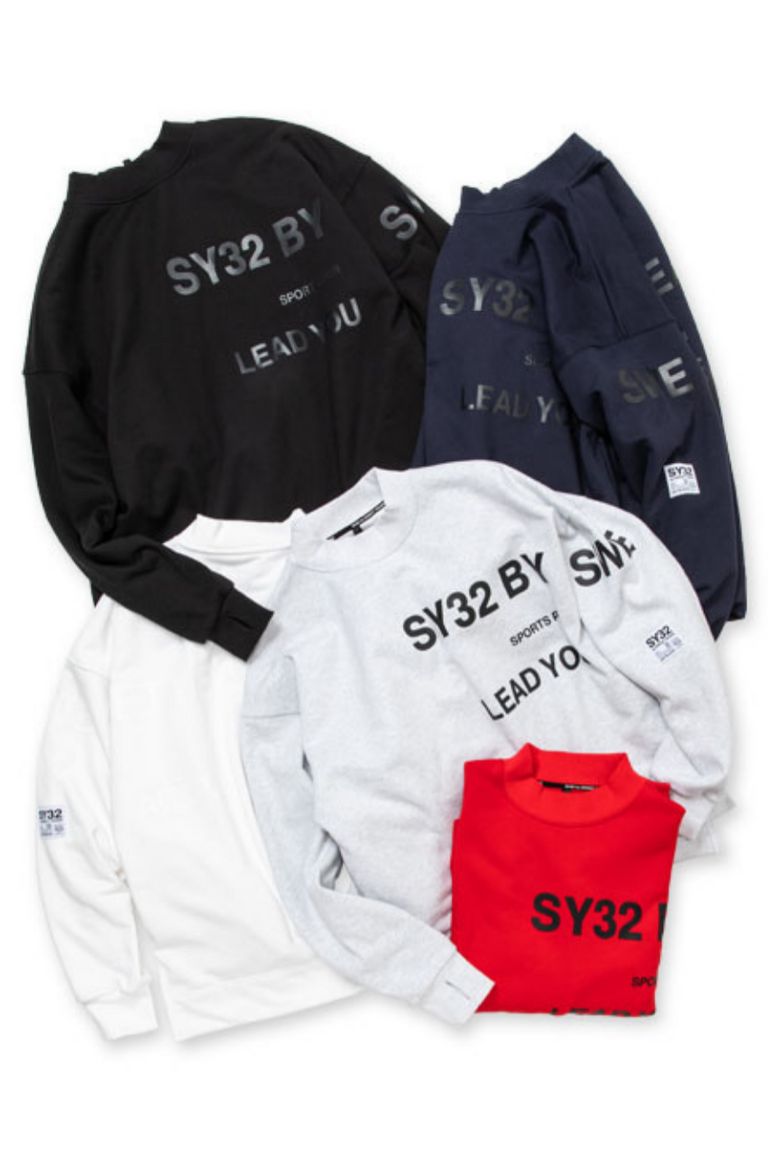 SY32 by SWEET YEARS - BIG SILHOUETTE HEAVY P/O CREW / ビッグ ...