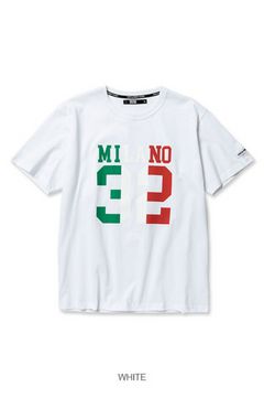 MILANO ITALIA COLOR TEE / ミラノロゴプリントTシャツ