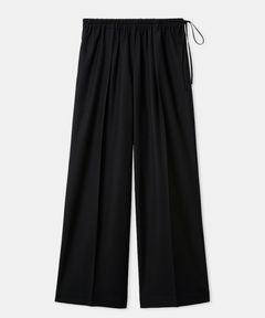 リラクシーイージーパンツ(ブラック) ポリエステル / ウォッシャブル / ストレートワイド / ウエストゴム / MWFP261034