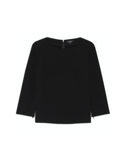 Admiral Crepe Jorane Zip Sleeve ( ブラック ) トリアセテート /伸縮性有り / 裏地無し /7分袖ファスナー 付き / 手洗可 / 01-6108218