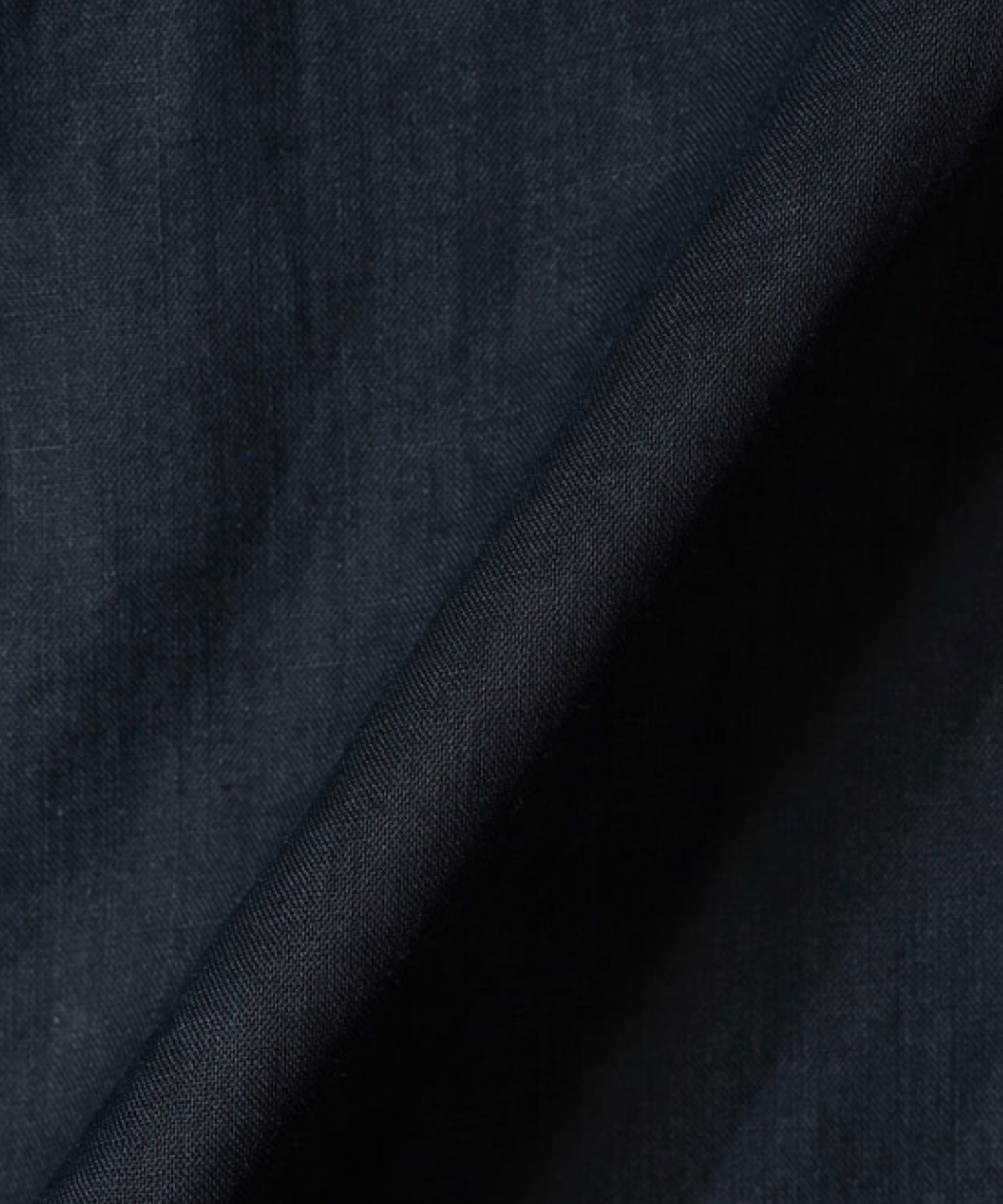 Ramie Shirt Tuxedo Shirt ( ブライトネイビー) 麻 / オーバーサイズ / 長袖 / ウォッシャブル / 01-5208200
