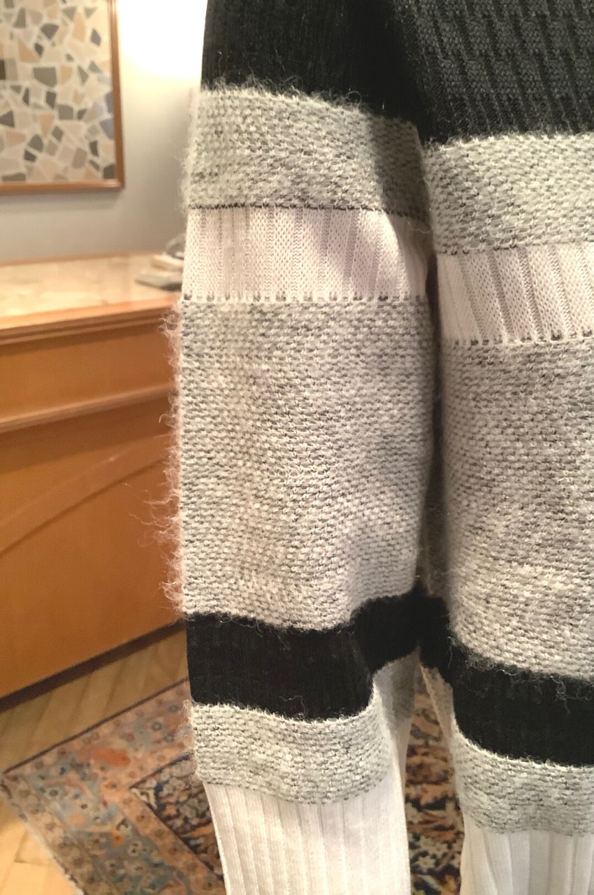Halo Racking Stripe T/ ボーダーニットプルオーバー