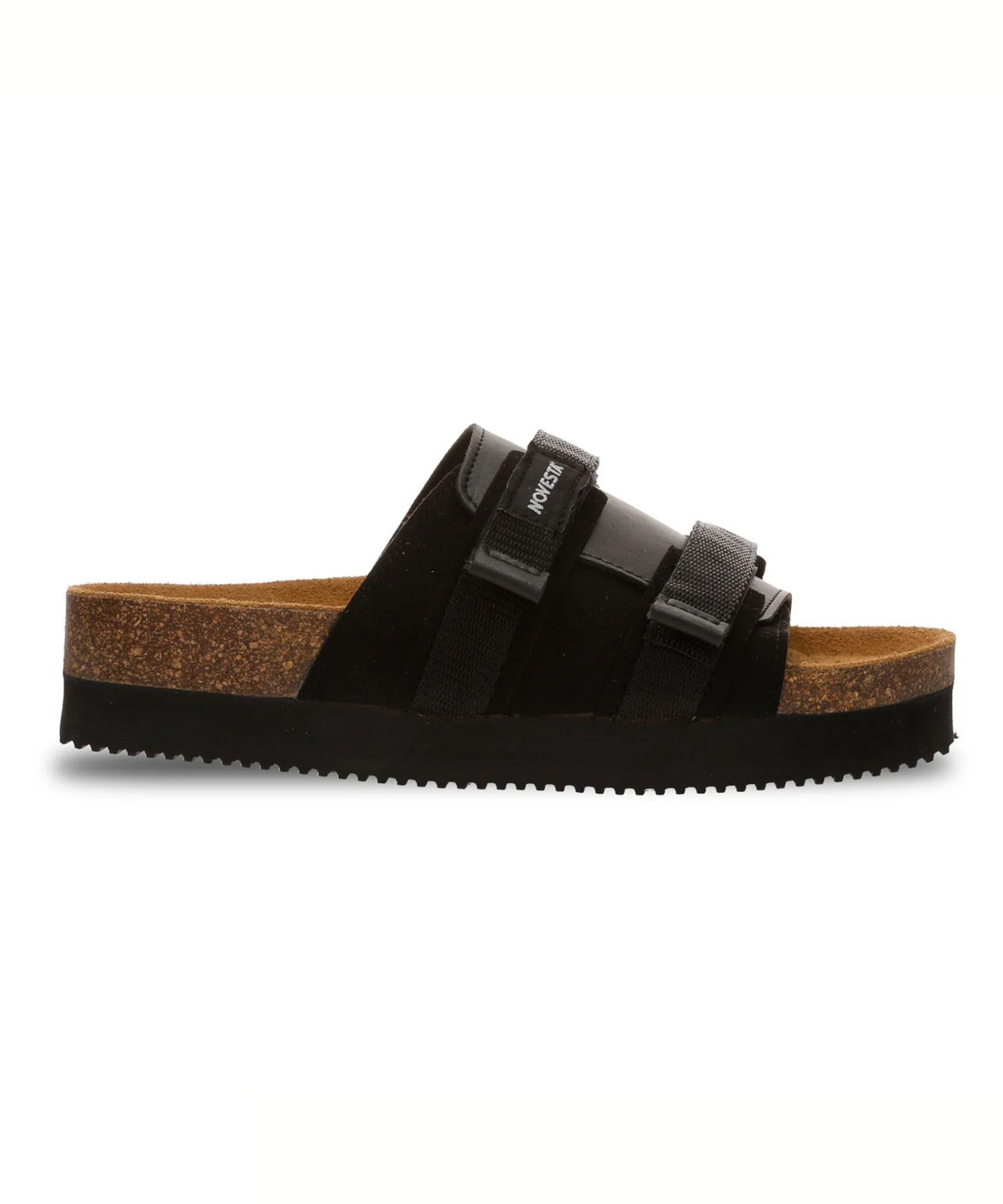 PARTISAN SANDAL( ALL BLACK ) SYNTHETIC LEATHER / ラバーソール / PETA認証のヴィーガンモデル / PT-2024S-CC-AB