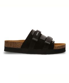 PARTISAN SANDAL( ALL BLACK ) SYNTHETIC LEATHER / ラバーソール / PETA認証のヴィーガンモデル / PT-2024S-CC-AB