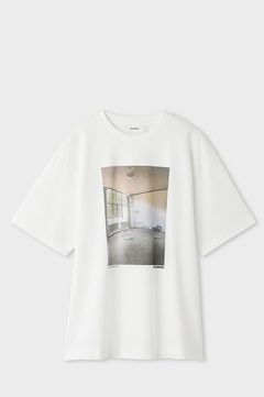 ベルリントリップフォトT(ホワイトB)コットン100% / オーバーサイズ / ウォッシャブル