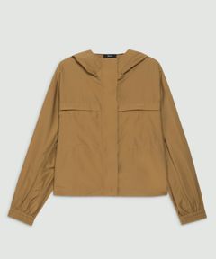 Soft Lawn Gather Back Jacket(ブロンズ)綿 / フード付き / 01-5204103