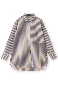 FUNCTION STRIPE SHIRT / ファンクションストライプシャツ