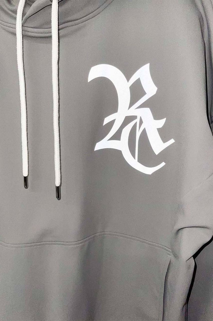 RC NYLON FLEECE LOOSE HOODIE / RCロゴナイロンパーカー