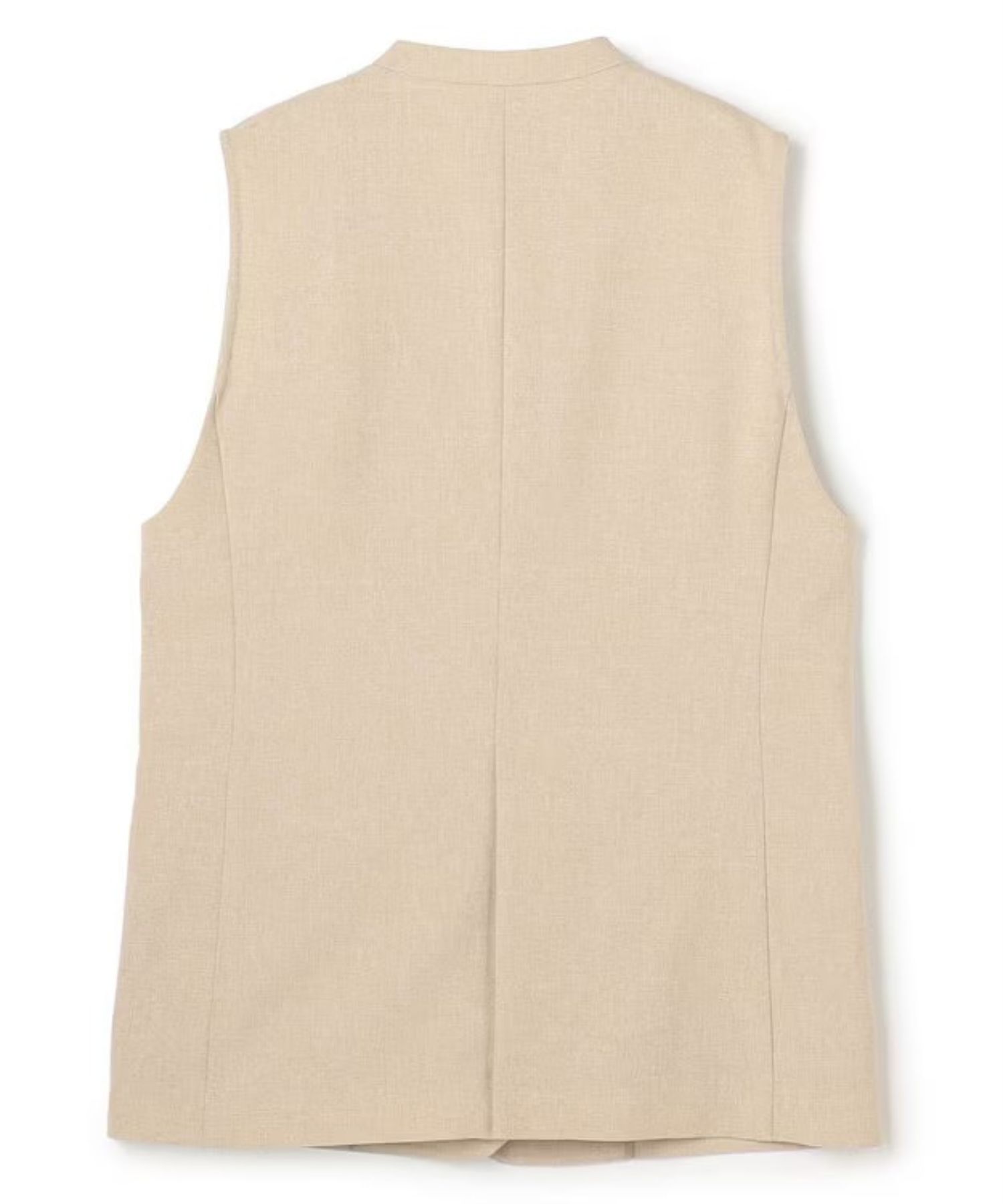 ウォッシャブルドライサップジレ(シャンブレーベージュ) ポリエステル / Iライン / VRUVLM0400