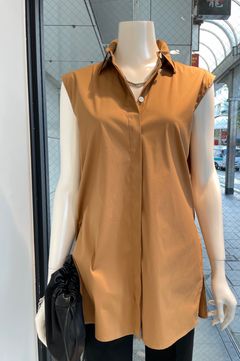 Wealth SL A Line Shirt/スリーブレスシャツブラウス