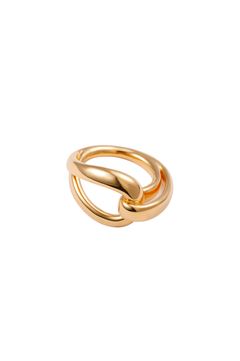 KNOT RING 2301004 GOLD / リング（ゴールド）シルバー925 / 18金コーティング / 箱付き / ギャランティーカード付 / 日本製【正規販売店】