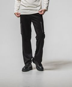 DAVID CARGO PANTS ( BLACK ) ポリエステル / 360°ストレッチ / シガレットポケット / 手洗可 / RC38-ST-040