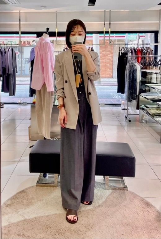 久しぶりの出張コーデ