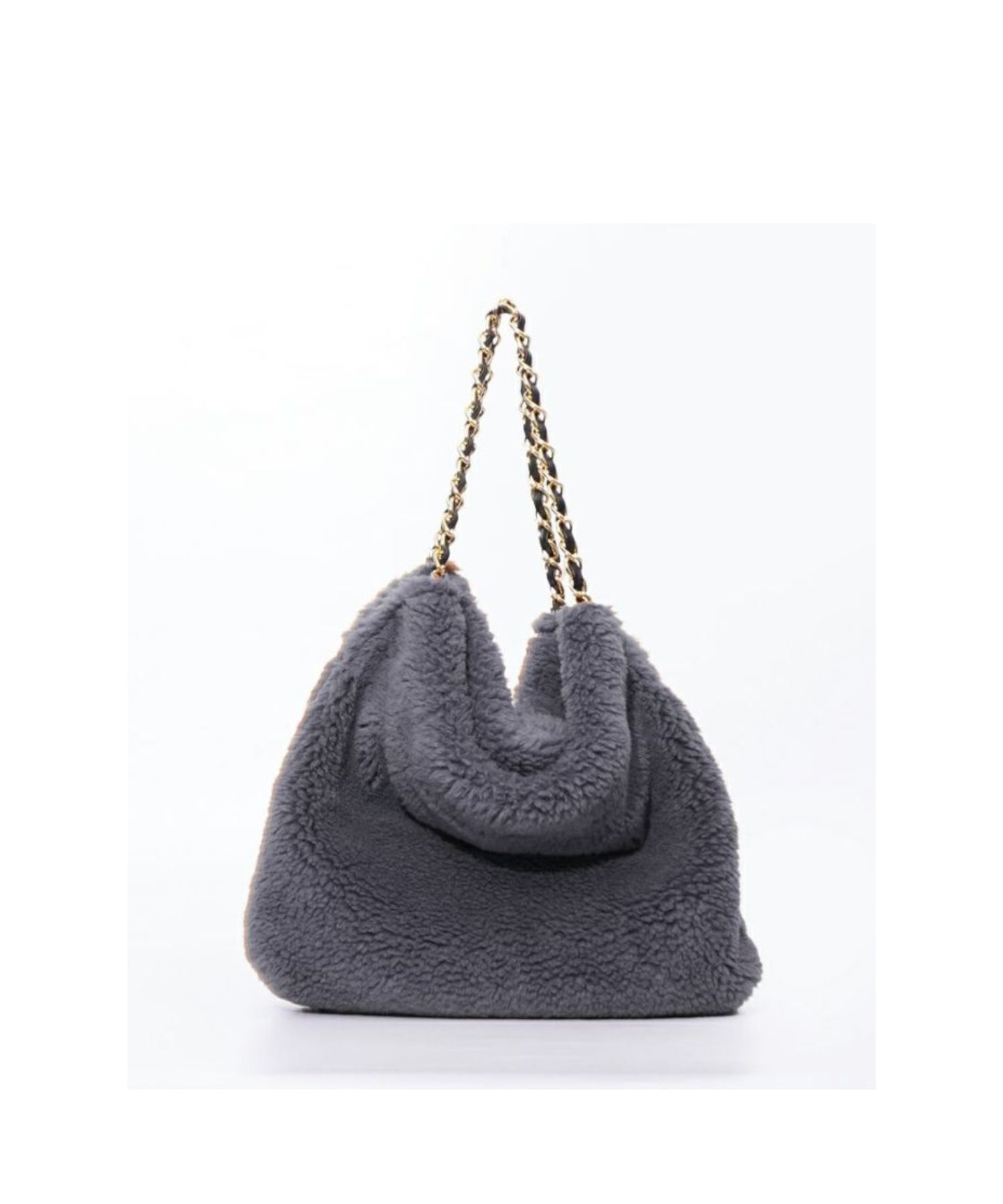 エコムートン チェーンショルダートートSサイズ (D/gray(Black)) ポリエステル / マグネット開閉 / 長財布が収納 /V-8931