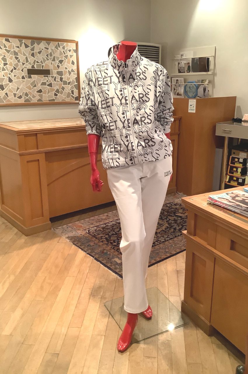 STRETCH DOUBLE CROSS PANTS / シンプルストレッチパンツ