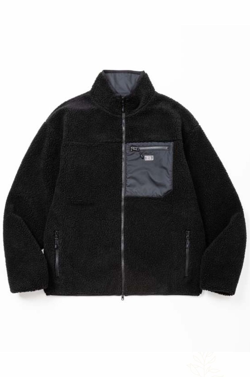 REVERSIBLE SHEEP BOA JK (BLACK) ポリエステル / リバーシブル / バックプリント / 14551
