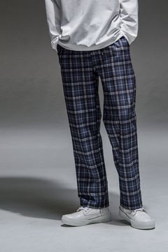RC21 CHRIS EASY WIDE PANTS UKCHECKBK/チェックワイドパンツ
