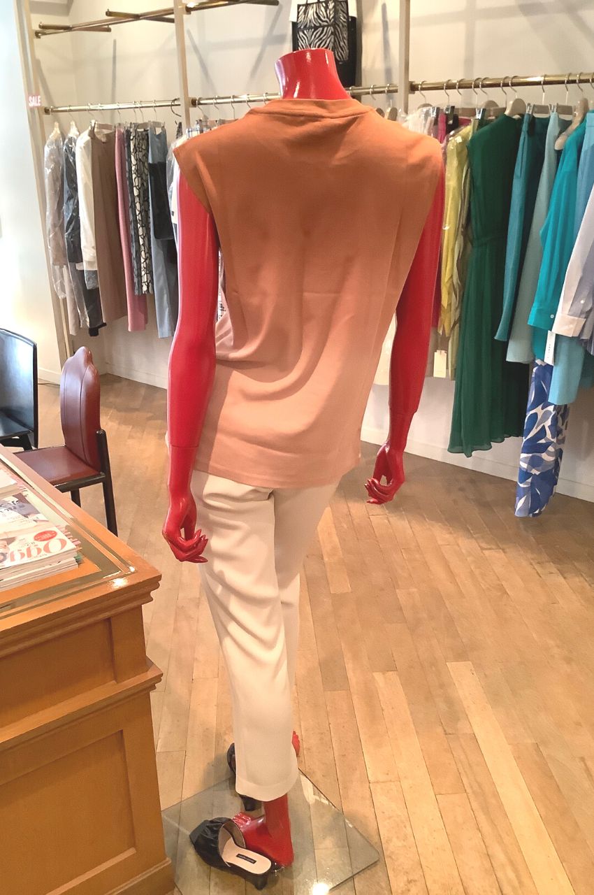 Clinton Dip Dye Perfect Muscle T / スリーブレストップス