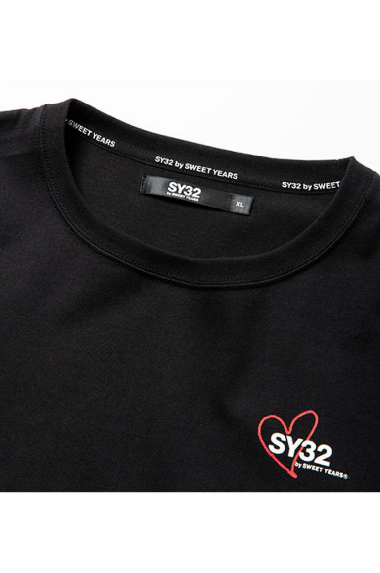 SY32 by SWEET YEARS - HEART MIX LOGO L/S TEE / ハートミックスロゴ