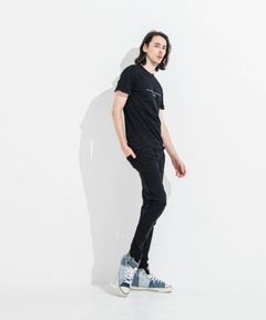CHRIS EASY TUCK PANTS (ブラック) ナイロン / 360度ストレッチ/ シーズンレス /スラッシュサイドポケット/RC36-ST-016T-2
