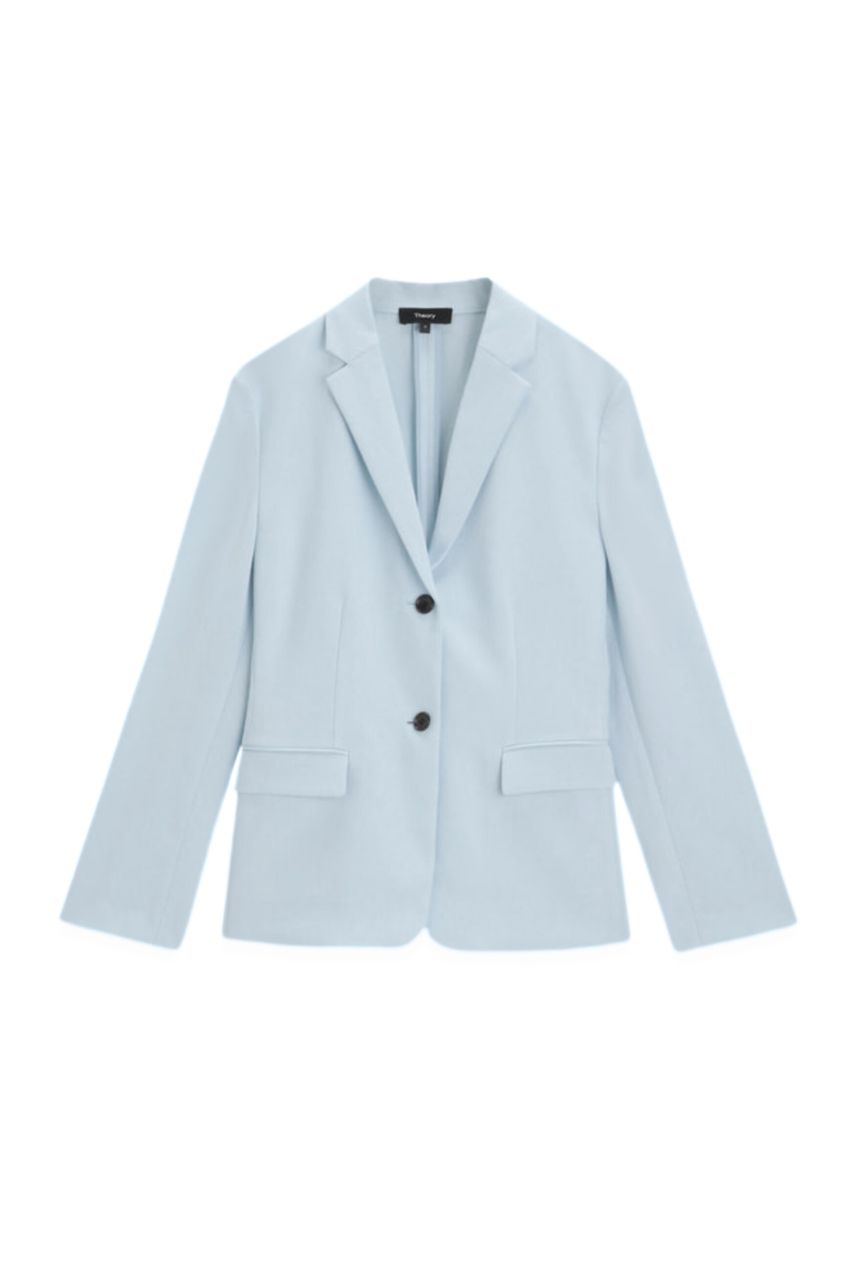 Crisp Twill SB Slim Blazer UL (スカイライト) ポリエステル / 手洗い可能 / 01-4204100