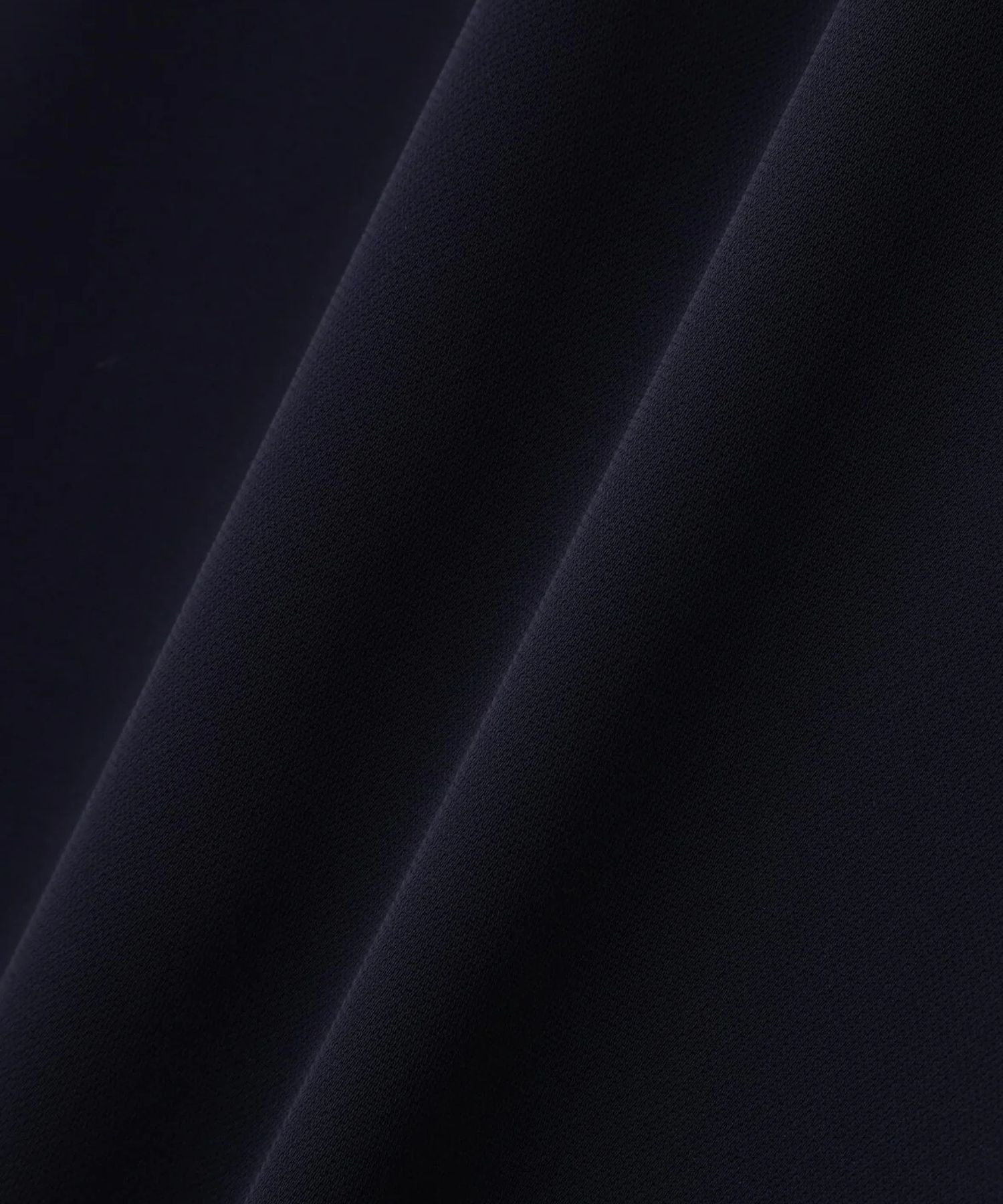 スタンドラッフルマーメイドワンピース(ネイビー)ストレッチ無し / 身頃、スカートに裏地付き / 後ファスナー / ふくらはぎ真ん中くらい丈 / 0316140129