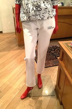 STRETCH DOUBLE CROSS PANTS / シンプルストレッチパンツ