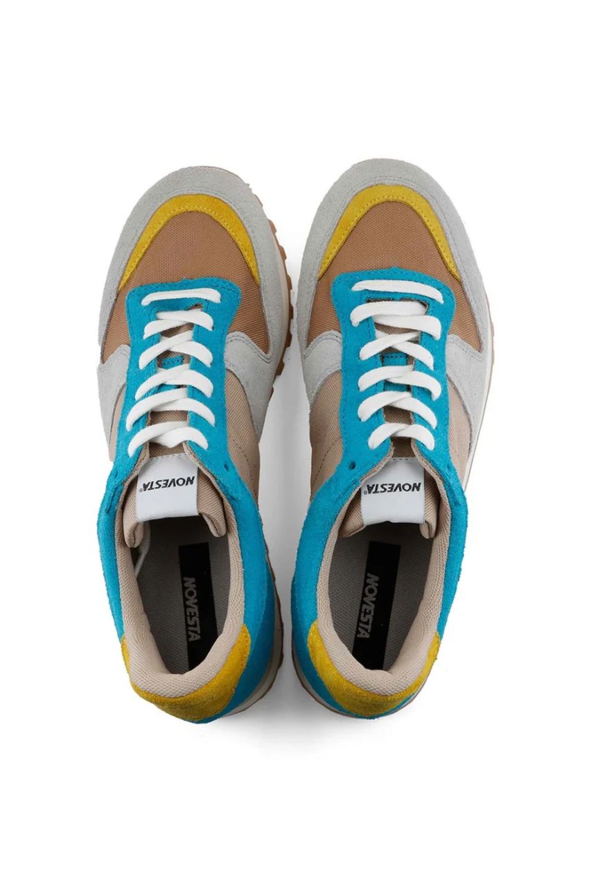 MARATHON TRAIL (BLUE/MOCHA) 牛革/ナイロン / TRAIL SOLE / 軽量
