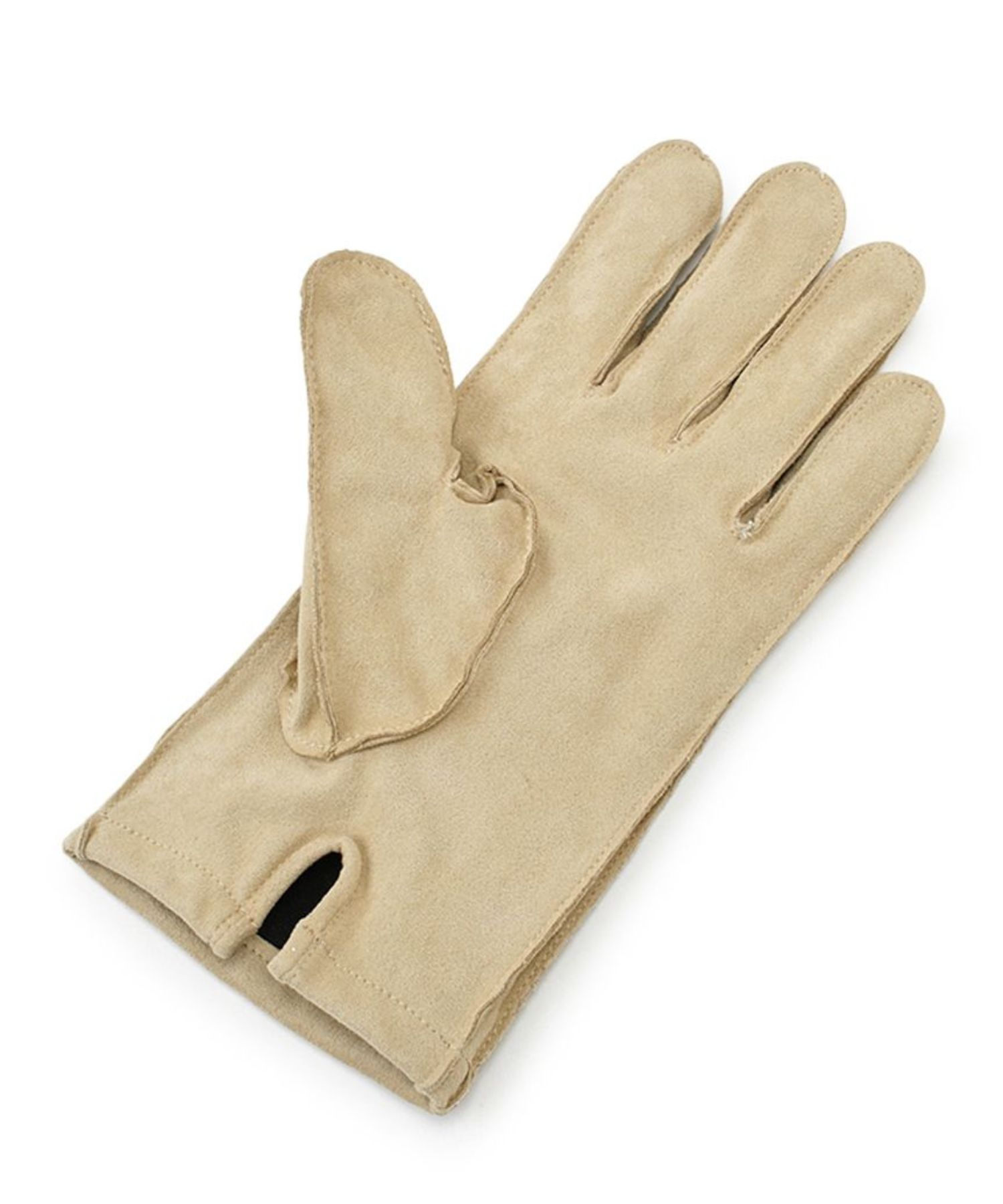 フェイクスエードステッチグローブ ( BEG ) ポリエステル / 内側起毛 / 軽い / 柔らかい /  09WGG254577